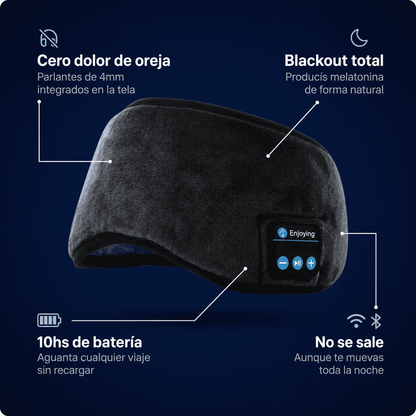 Antifaz Bluetooth Premium Somnia Sleepmask®
